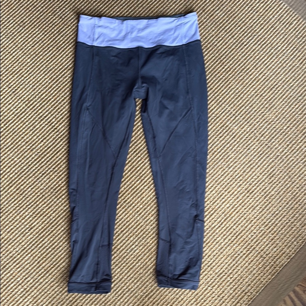 Lululemon Athletica Black and Gray Leggings